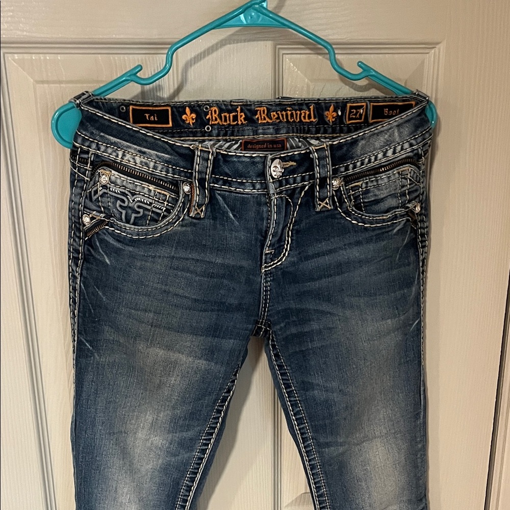 Rock Revival Women's Dark Blue Skinny Jeans